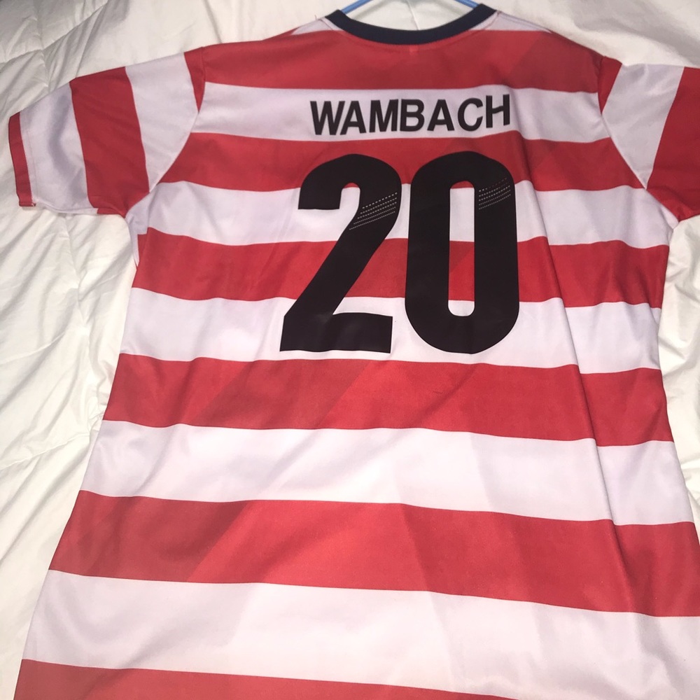 USA women’s soccer jersey Wambach XL